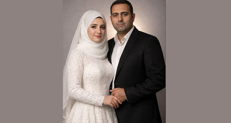 پرامپت عکس عروسی و نامزدی عروس و داماد